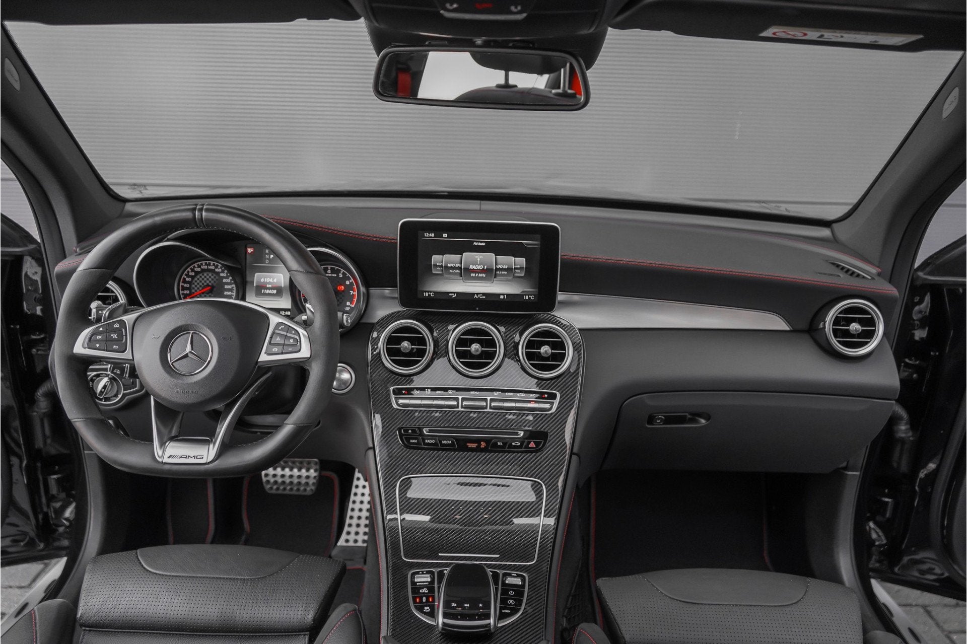 Mercedes-Benz GLC AMG 43 4MATIC Pano Luchtvering Burmester H, Auto's, Automaat, 12 maanden, Gebruikt, 368 pk