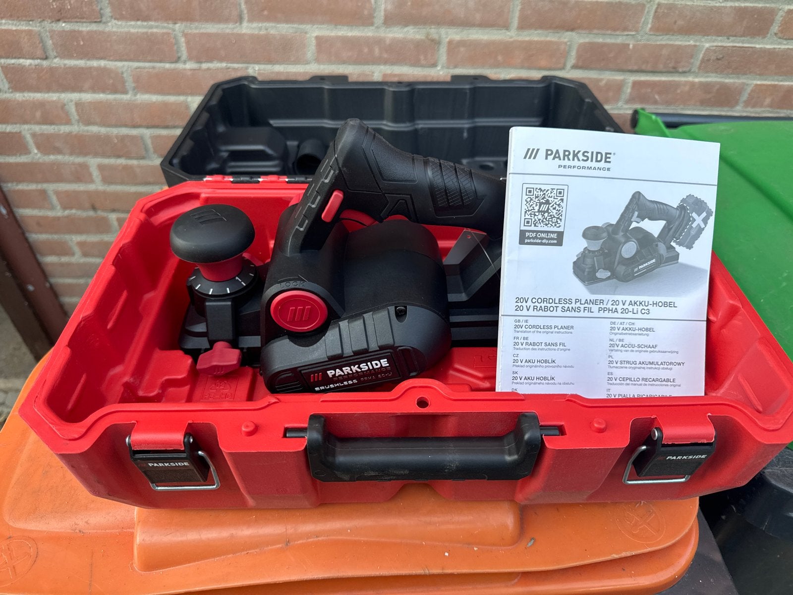 Parkside Performance Accu Schaafmachine 20V PPPA 20-Li C3, Ophalen, Zo goed als nieuw, Overige typen, Parkside