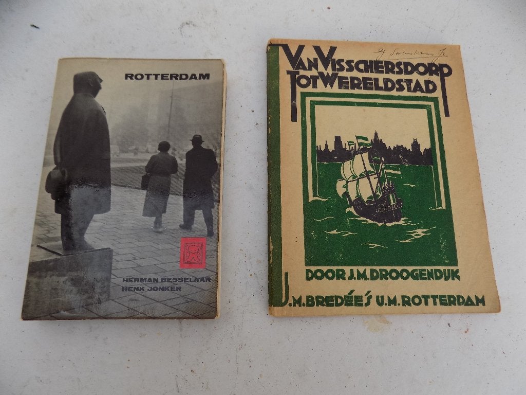 Twee boeken historie Rotterdam, Ophalen of Verzenden, Gebruikt
