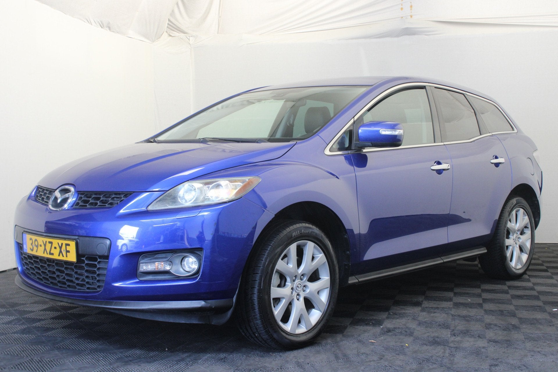 Mazda CX-7 2.3 Turbo Executive (bj 2007), Auto's, 1450 kg, Gebruikt, 4 cilinders, Blauw