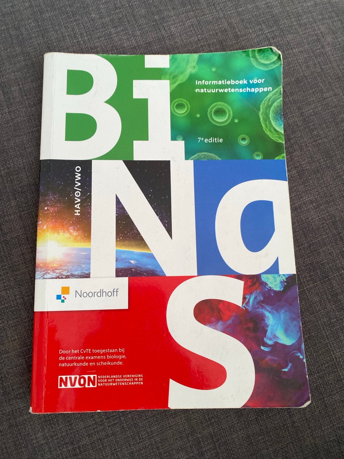 Binas 7e editie HAVO/VWO - Informatieboek natuurwetenschappe, Boeken, Ophalen of Verzenden, Beta, Zo goed als nieuw, MBO