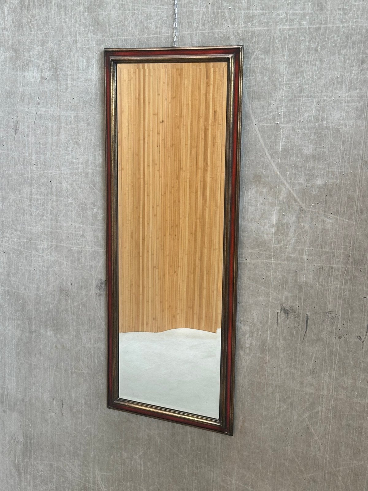 Vintage Deknudt België Spiegel - 123x47cm, Ophalen, Minder dan 50 cm, Gebruikt, X