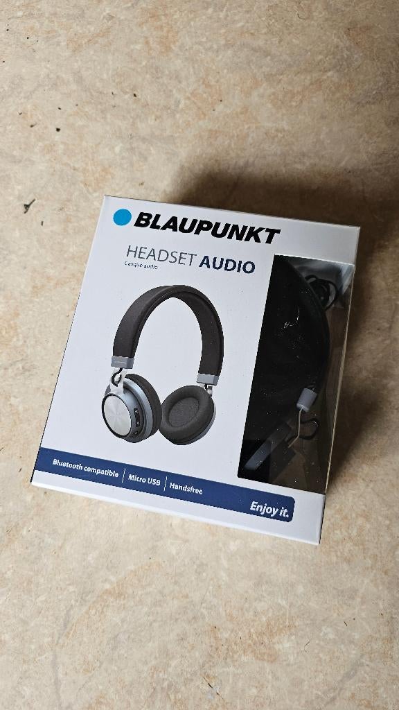 Koptelefoon BT Blauwpunkt (nieuw), Bluetooth, Nieuw, Over oor (circumaural), Ophalen