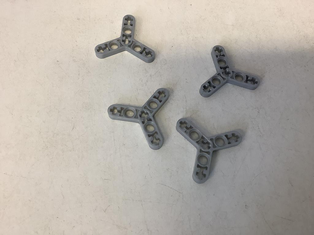Lego technic hefarm aangepaste rotor dun 3 bladen, Ophalen of Verzenden, Gebruikt, Losse stenen, Lego
