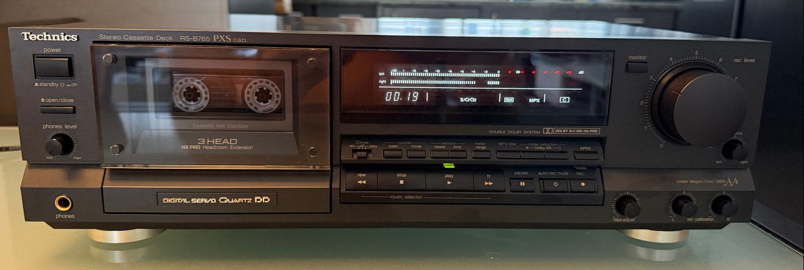 Technics RS-B765 PXS Cassettedeck, Ophalen, Enkel, Overige merken, Tiptoetsen