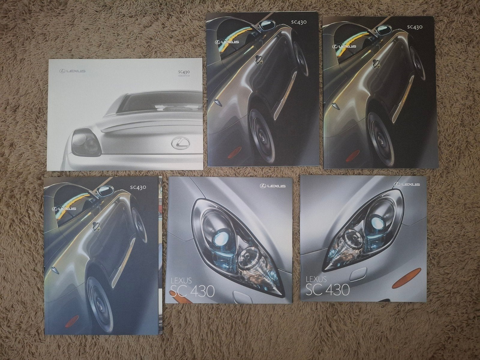 Lot autofolders Lexus SC 430, Verzenden, Gelezen, Overige merken