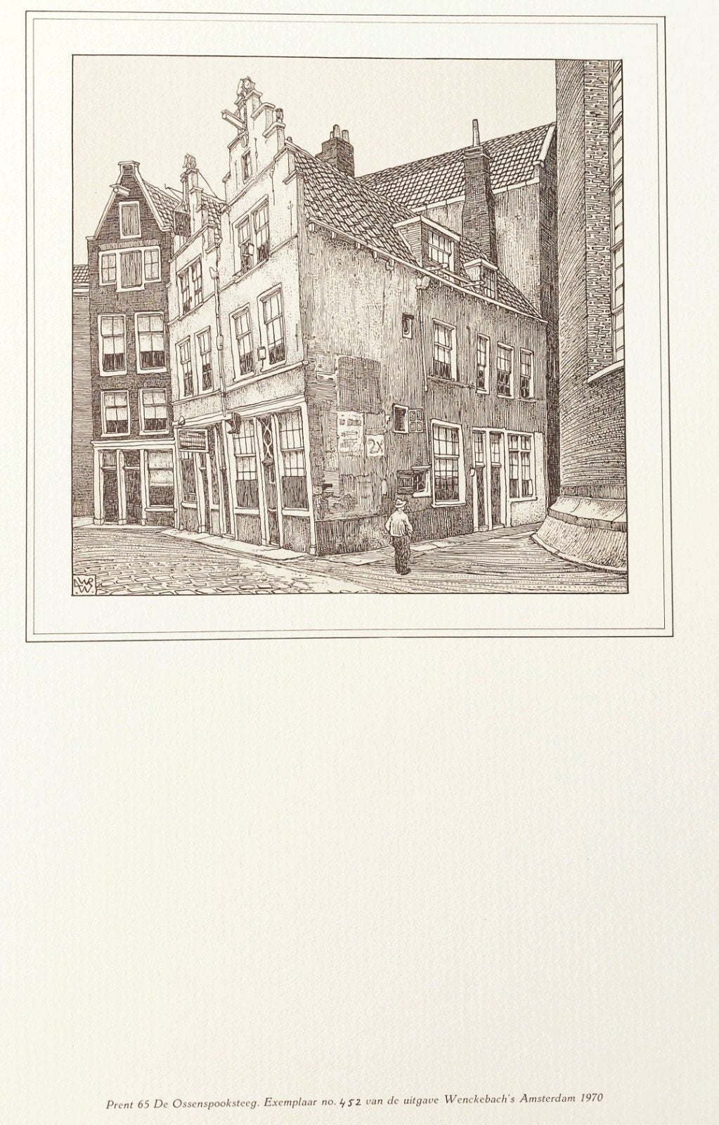 AMSTERDAM .... De Ossenspooksteeg .... L.W.R. Wenckebach.
AM, Ophalen of Verzenden