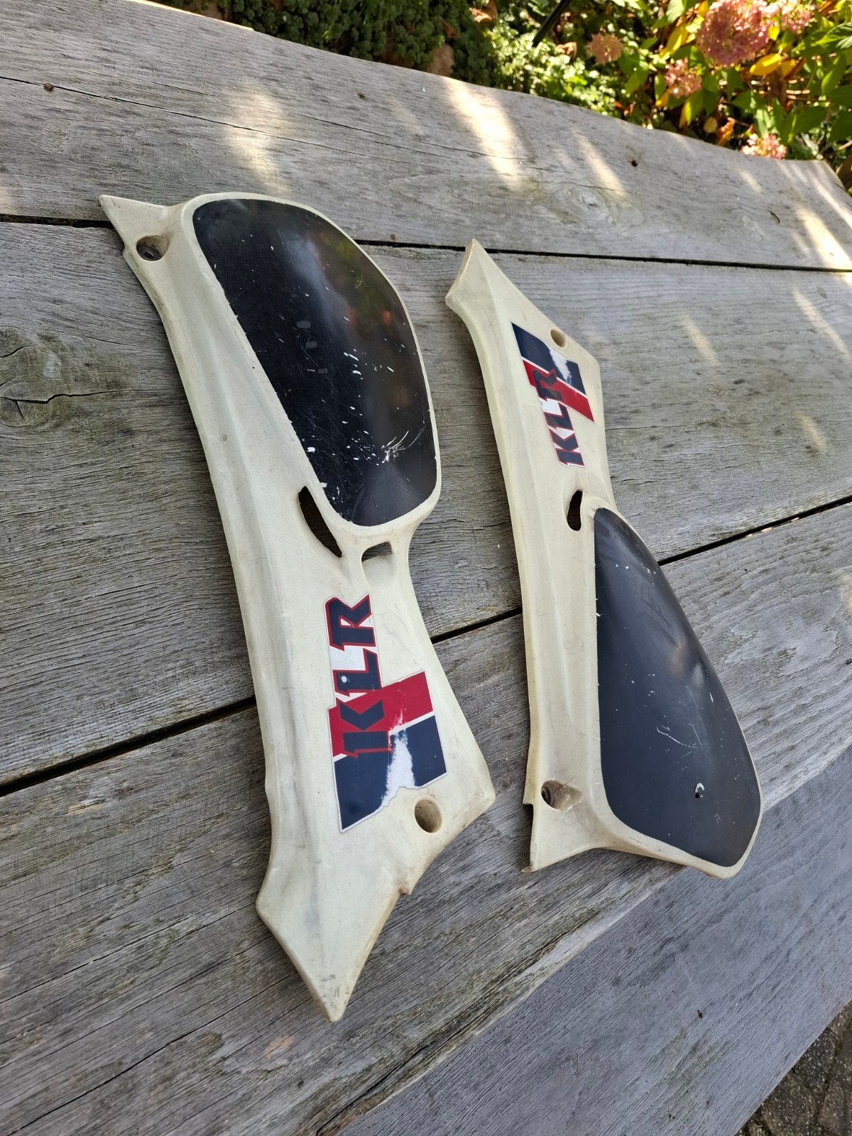 kawasaki 600 klr zijkanten wit, Motoren, Ophalen of Verzenden, Gebruikt