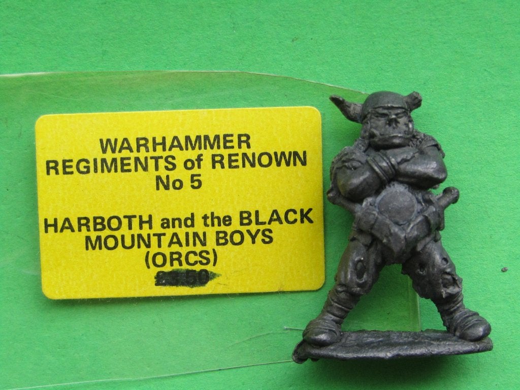 Warhammer Harboths Black Mountain Boys - 1984, Hobby en Vrije tijd, Wargaming, Verzenden, Zo goed als nieuw, Warhammer, Figuurtje(s)