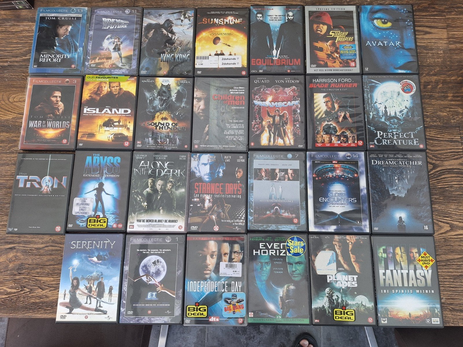 Pakket Science Fiction DVDs, Vanaf 16 jaar, Ophalen of Verzenden, Zo goed als nieuw