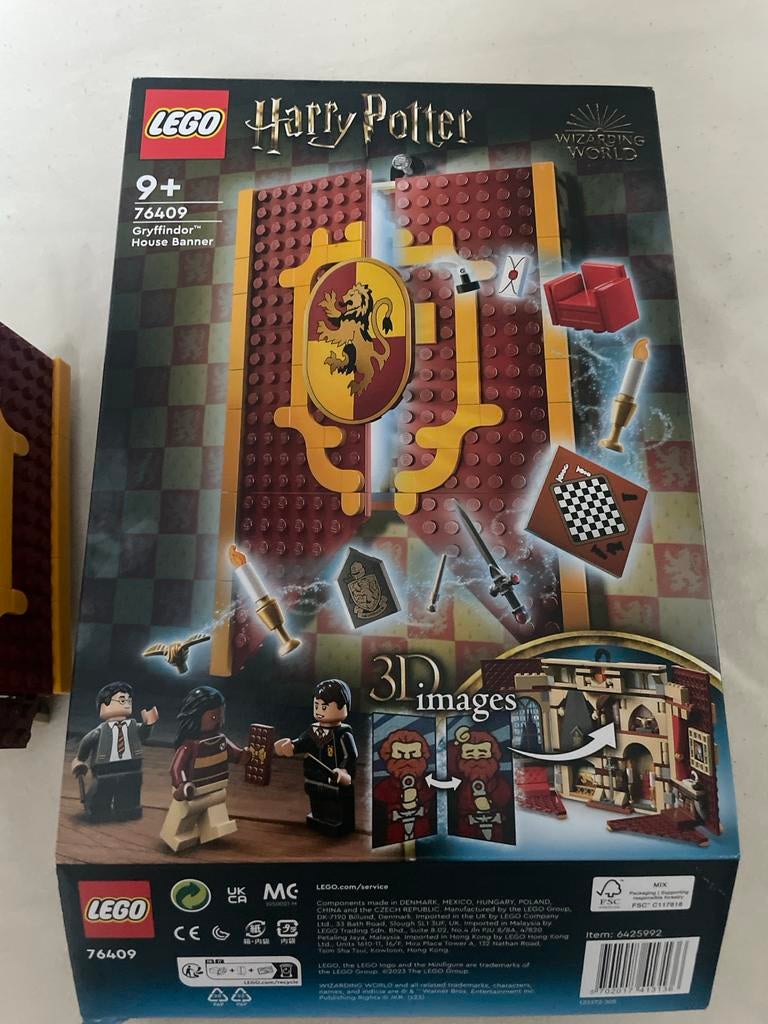 LEGO Harry Potter Griffoendor Huisvaandel 76409, Ophalen of Verzenden, Zo goed als nieuw