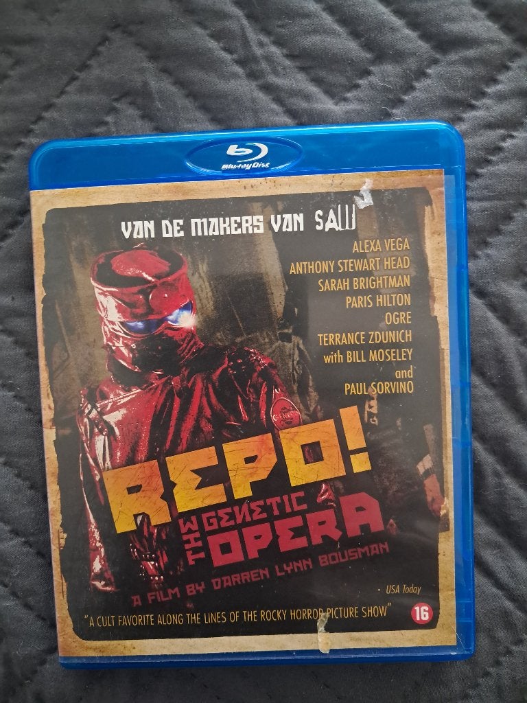 11, Blu Ray Collectie : Repo! The Genetic Opera, Ophalen, Zo goed als nieuw, Muziek en Concerten