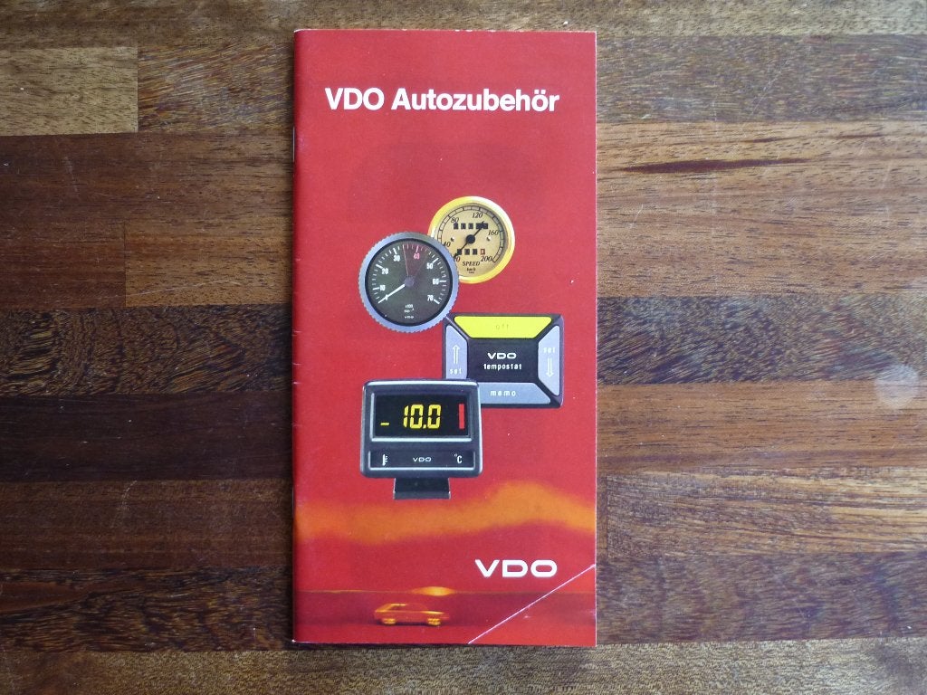 VDO Accessoires (1985, Duits), Ophalen of Verzenden, Nieuw