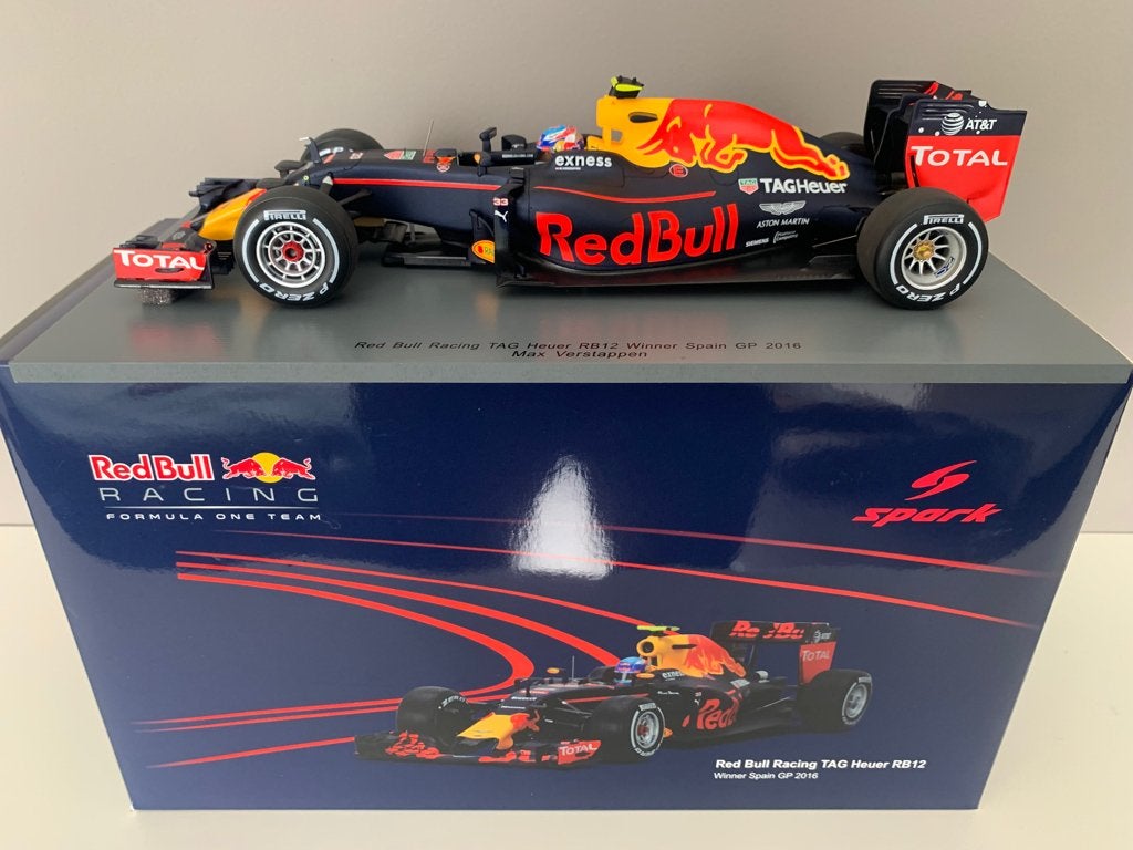Max Verstappen RB12 Spanje 2016 Spark 1:18, Ophalen of Verzenden, Nieuw, Formule 1