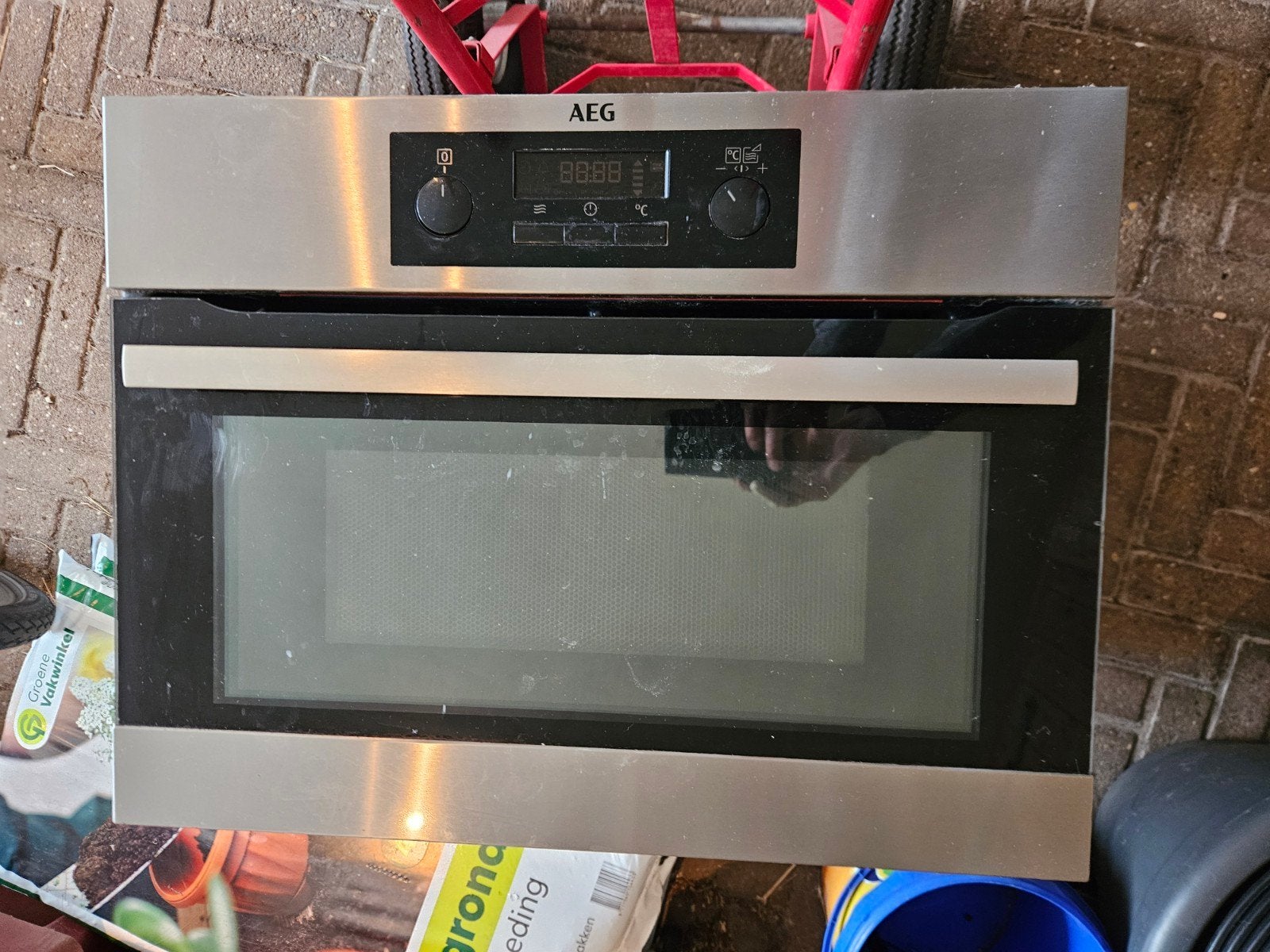 AEG combimagnetron inbouw, Witgoed en Apparatuur, Ovens, Ophalen