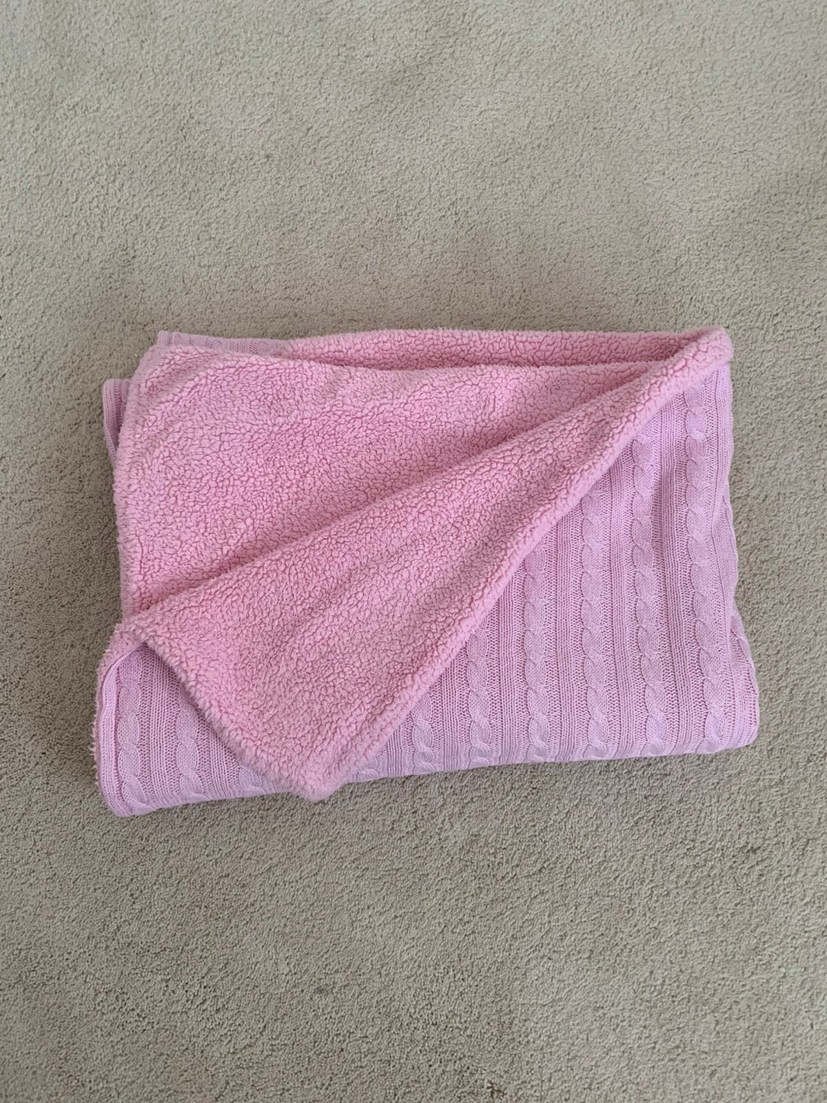 Roze winter deken, Jollein, Ophalen of Verzenden, Zo goed als nieuw, Roze