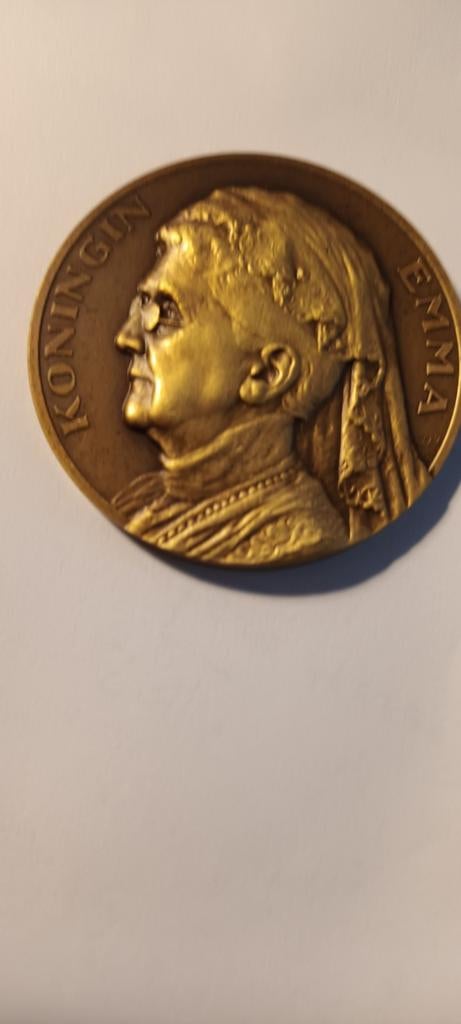 Koningin Emma Herdenkingsmunt 1858-1934, Ophalen of Verzenden, Koningin Wilhelmina, Overige waardes, Losse munt
