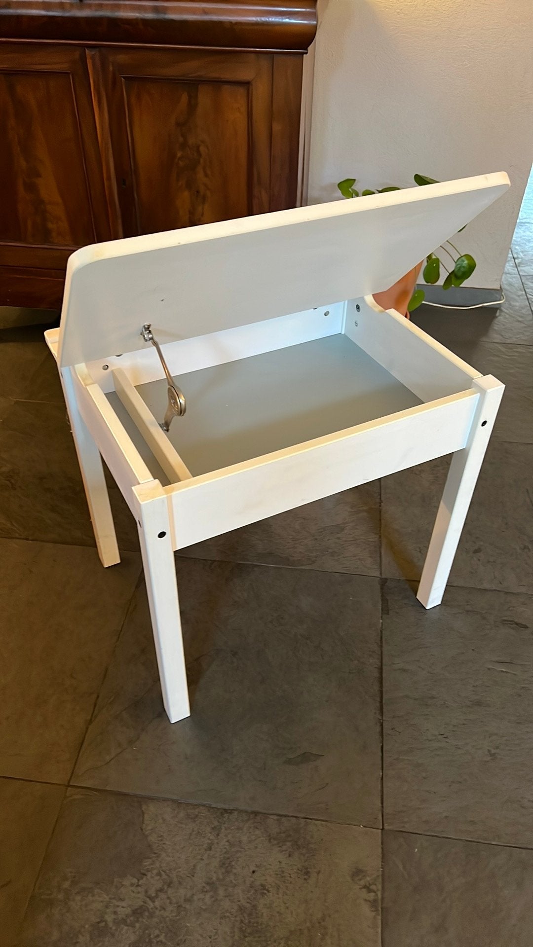 🔴!MOET WEG! - Wit IKEA Kinderbureau, Ophalen, Opbergruimte, Gebruikt, 60 cm