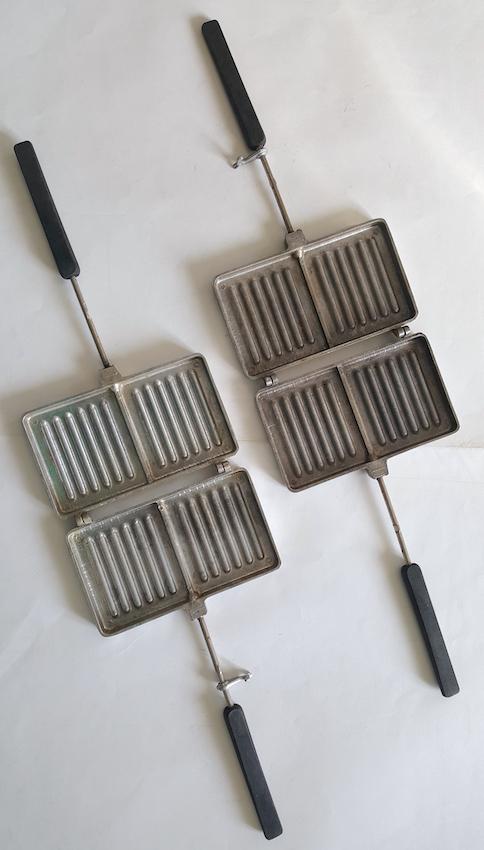 2x tosti ijzer tostimaker, Overige typen, Ophalen, Zo goed als nieuw