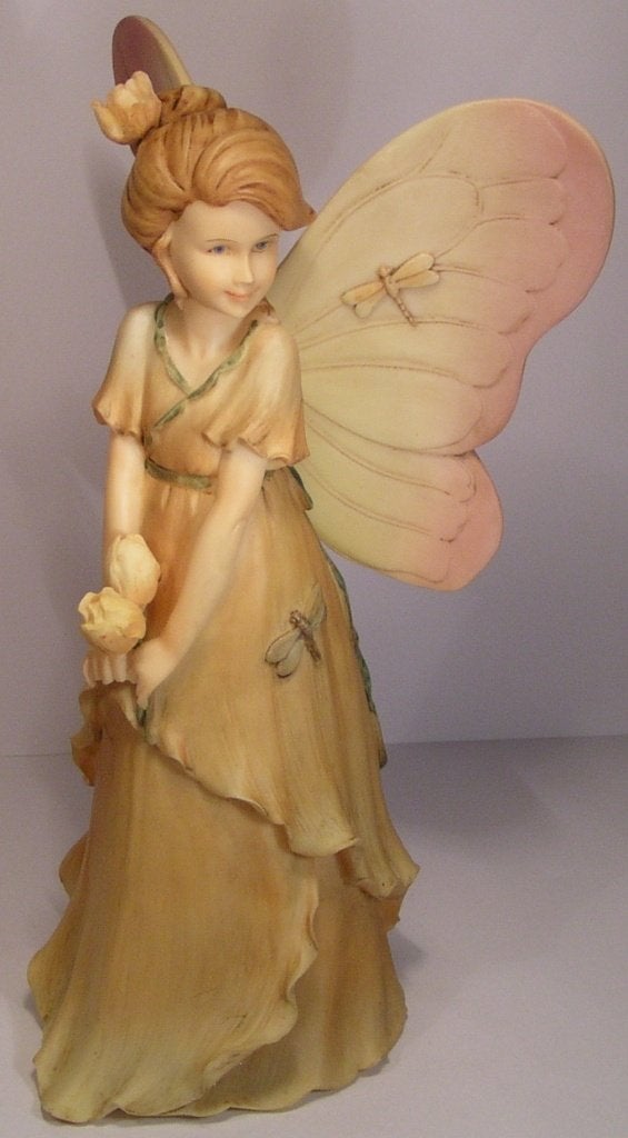 Mooie Engel met Tulp ( engel tulp cloudwork angel ), Verzenden, Zo goed als nieuw, Fantasy
