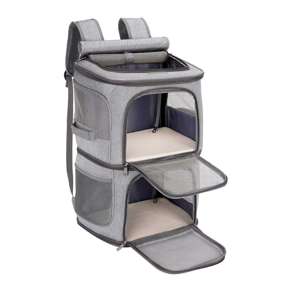 Draagtas voor 2 katten DoubleCat, kattenmand tot 12 kg, Info@zoospot.nl, Nieuw, Disketteweg 18, 1033 NW Amsterdam, Verzenden
