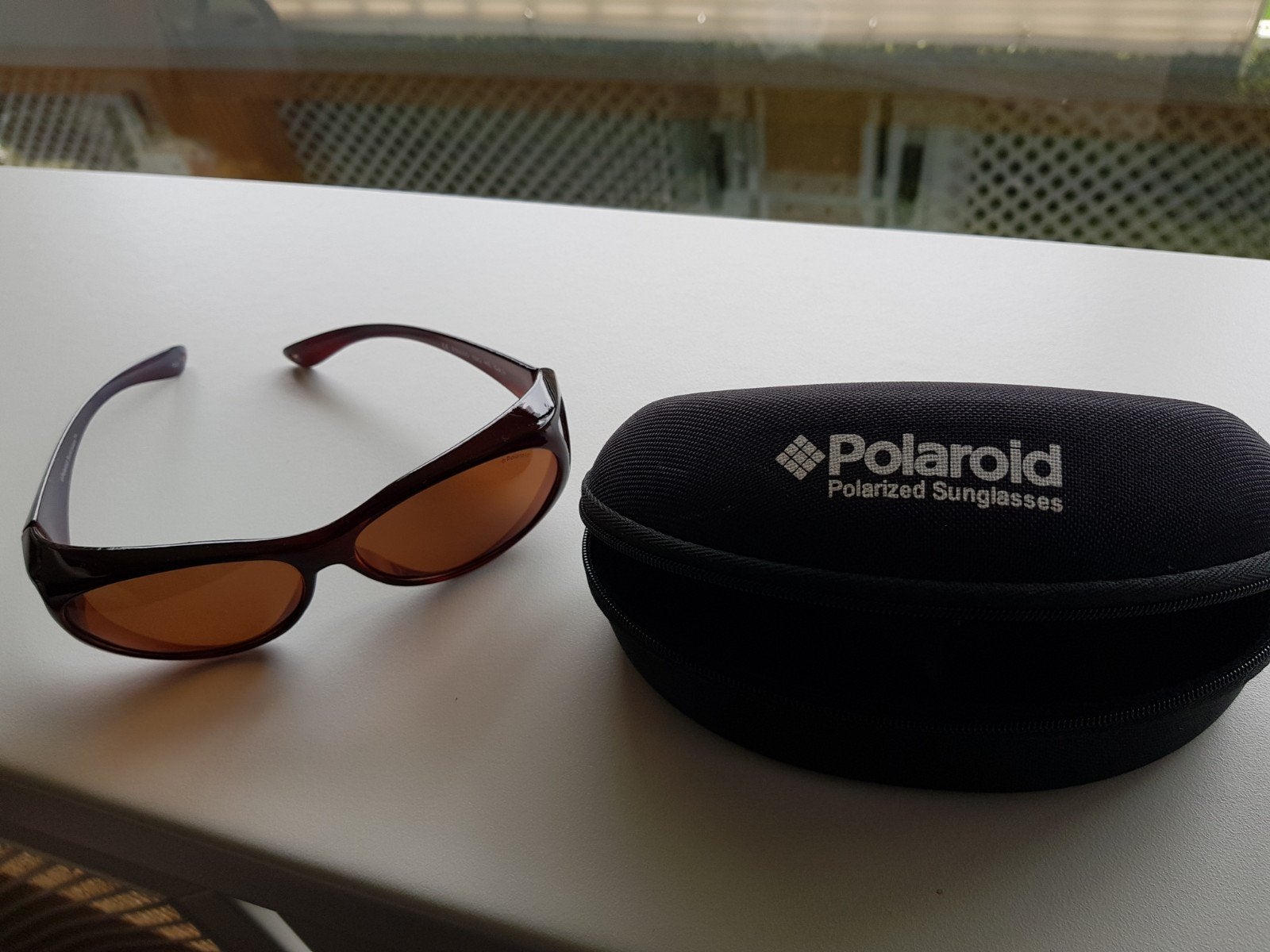 polaroid overzet zonnebril, Ophalen, Zwart, Zonnebril, Overige merken