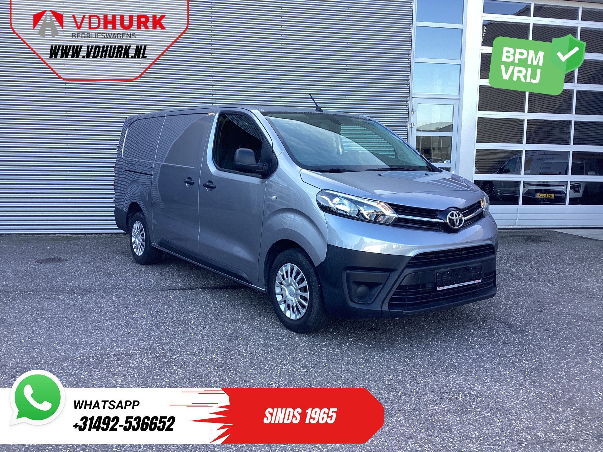 Toyota ProAce Worker 2.0 145 pk L3 2.5t Trekverm/ Cruise/ Tr, Voorwielaandrijving, 145 pk, Stof, Gebruikt