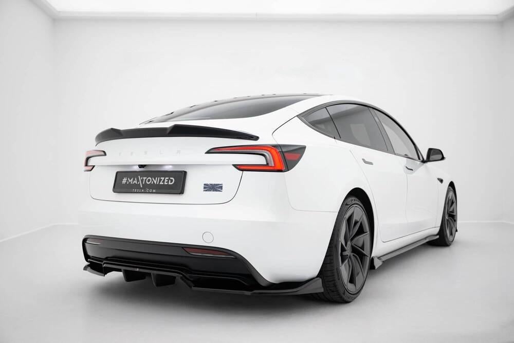 Voorlip sideskirt diffuser spoiler Tesla Model 3 Performance, Ophalen of Verzenden