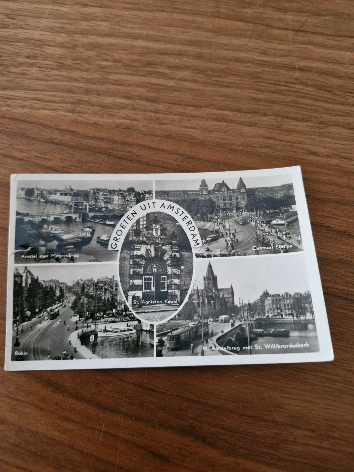 089 Zeldzame ansichtkaart 'Groeten uit Amsterdam' - Gelopen, Ophalen of Verzenden, Voor 1920, Gelopen, Noord-Holland