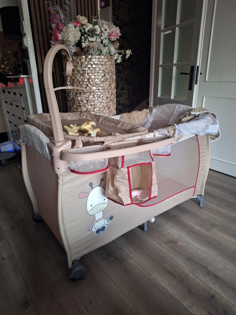 Hauck Luxe Baby Camping/Meeneem Bed - Zo goed als nieuw, Ophalen, Zo goed als nieuw, Reisbedje