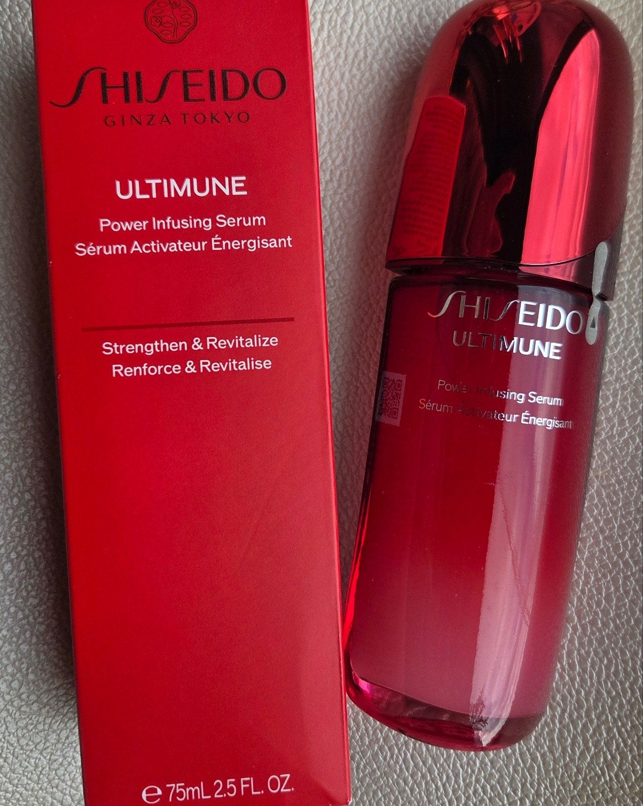 Shiseido Ultimune Power Serum 75ML Nieuw, Ophalen of Verzenden, Nieuw, Gehele gezicht, Verzorging
