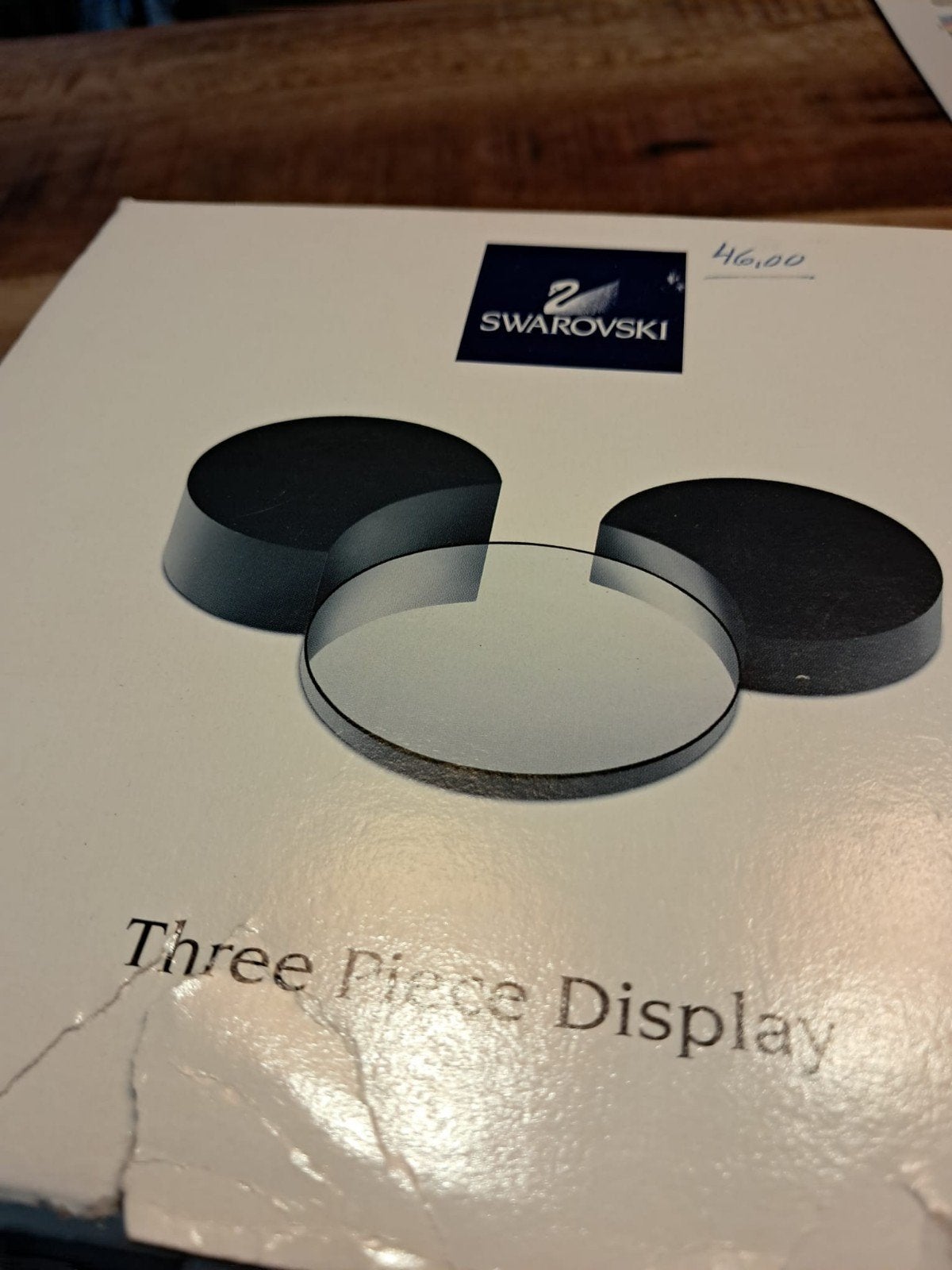 Swarovski Mickey Mouse Display - Drie Delen, Verzamelen, Swarovski, Ophalen of Verzenden, Nieuw, Huisaccessoire