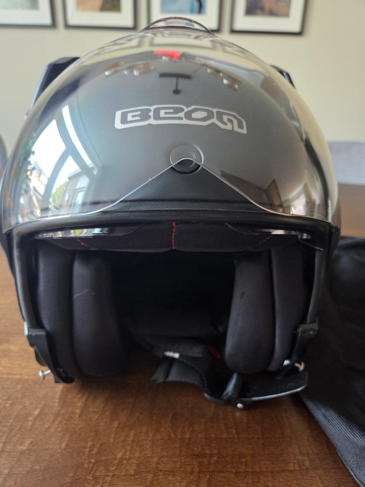 BEON B707 STRATOS Mat Zwart motorhelm, Overige merken, Ophalen of Verzenden, Nieuw zonder kaartje, Integraalhelm