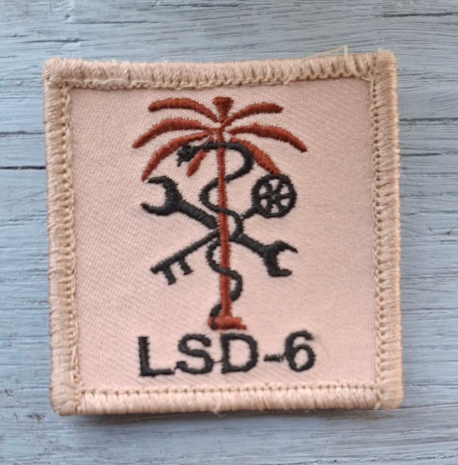 Afghanistan LSD -6 ( ISAF ), Ophalen of Verzenden, Landmacht, Nederland, Embleem of Badge