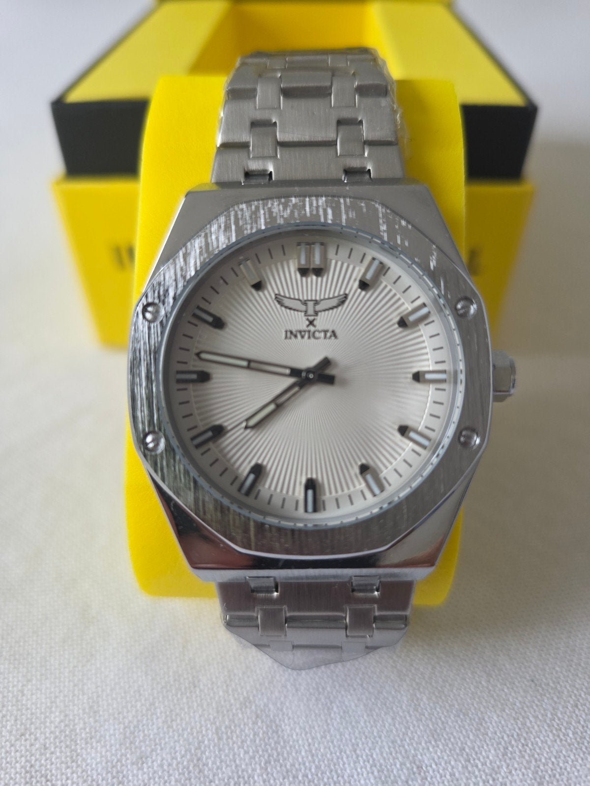 Invicta Herenhorloge - Nieuw in Doos, Staal, Staal, Polshorloge, Nieuw