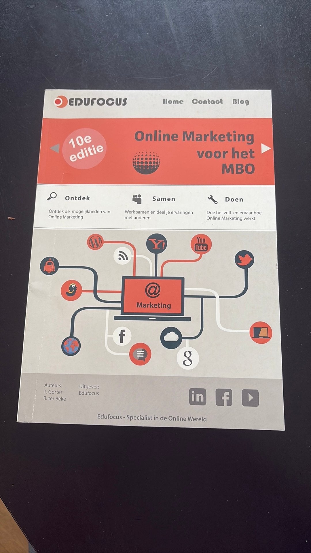 Tim Gorter - Online marketing voor het MBO, Boeken, Ophalen, Tim Gorter; René Ter Beke, Management, Zo goed als nieuw