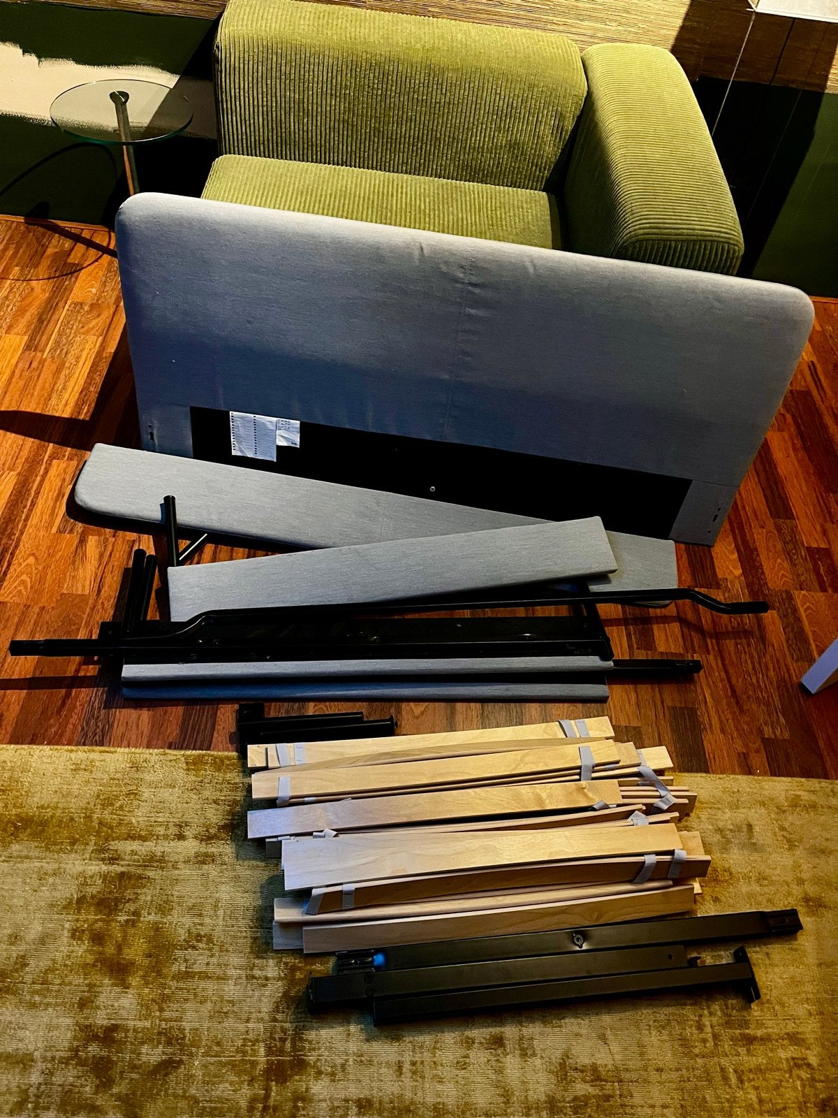 SLATTUM IKEA bed 140x200 GRATIS OPHALEN!, Ophalen, Gebruikt, Tweepersoons, 140 cm