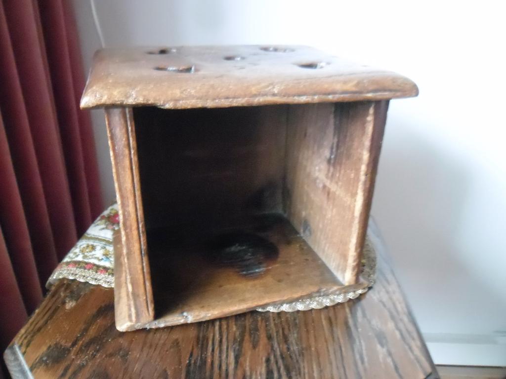Oude eikenhouten stoof in goede staat, Antiek en Kunst, Ophalen of Verzenden