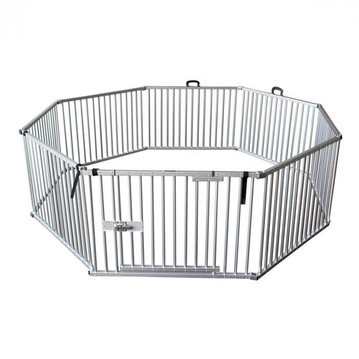 Topmast Aluminium Puppyren Hondenren Hondenhek 8x80x100 hoog, Dieren en Toebehoren, Ophalen, 110 cm of meer, 100 cm of meer, Hondenhok