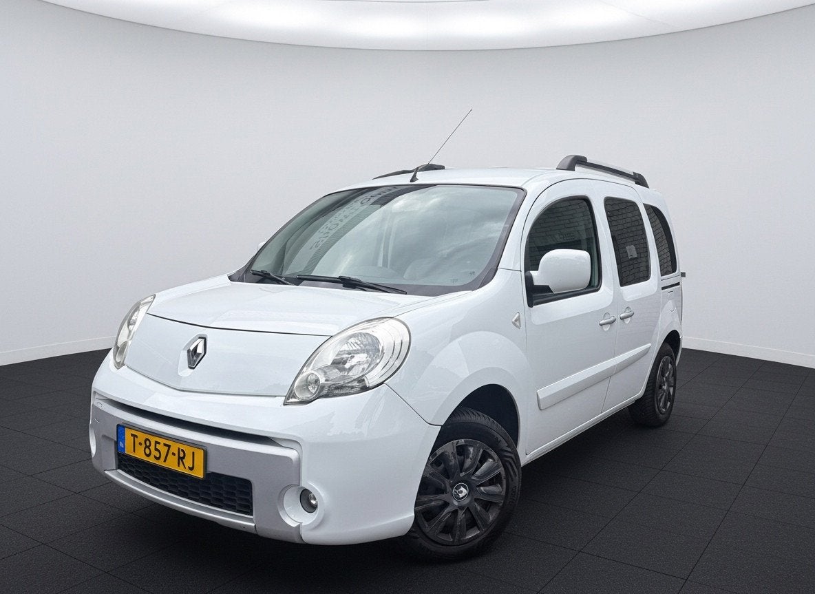 Renault Kangoo Family 1.6-16V Expression, Auto's, Gebruikt, 4 cilinders, Wit, Bedrijf