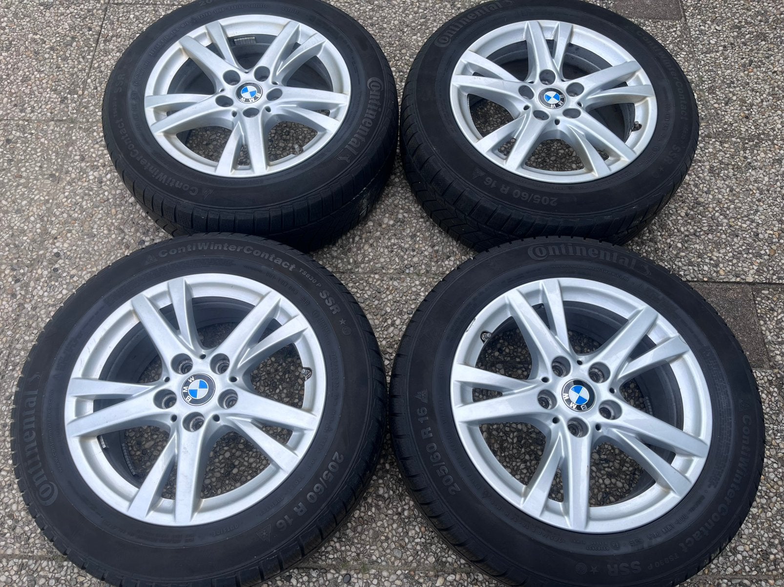 16 inch orig. Bmw 2-serie active tourer winterset 7mm TPMS, Ophalen, Gebruikt, 16 inch, Banden en Velgen