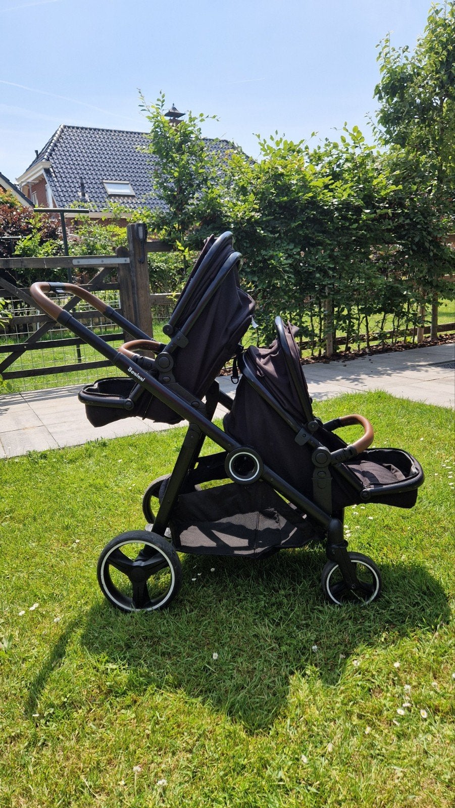 Baninni Luiz Duo/Tweelingwagen incl. alle accessoires, Kinderen en Baby's, Zo goed als nieuw, Ophalen, Overige merken, Duowagen