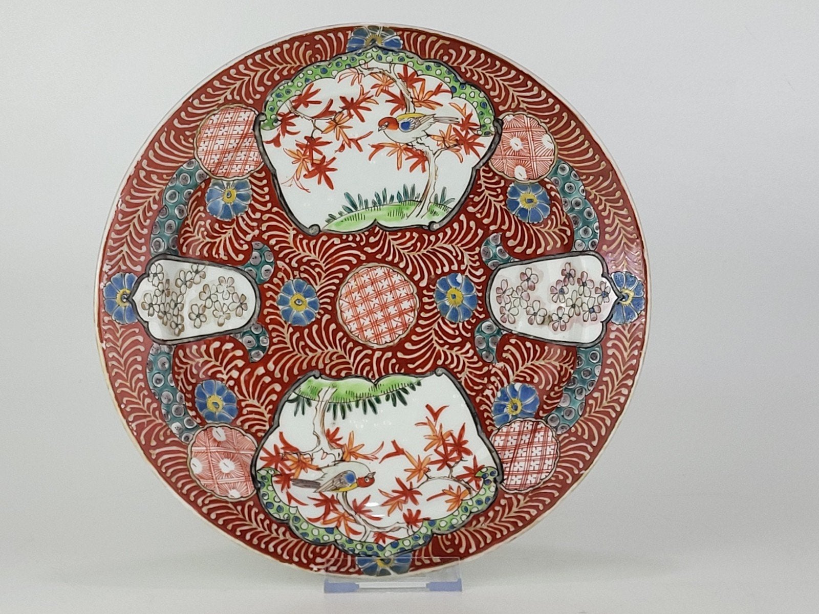 Japanse Arita Imari-schotel – Zōshuntei Sanpo – ca. 1850, Ophalen of Verzenden