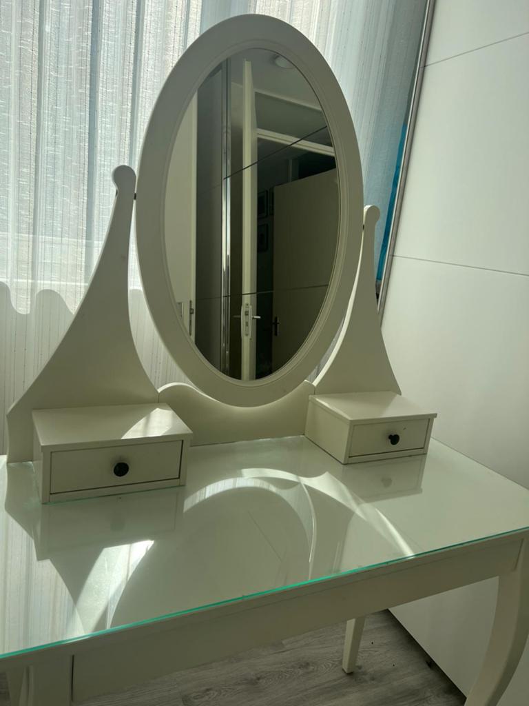 Kaptafel met spiegel NIEUW, Ophalen, Zo goed als nieuw