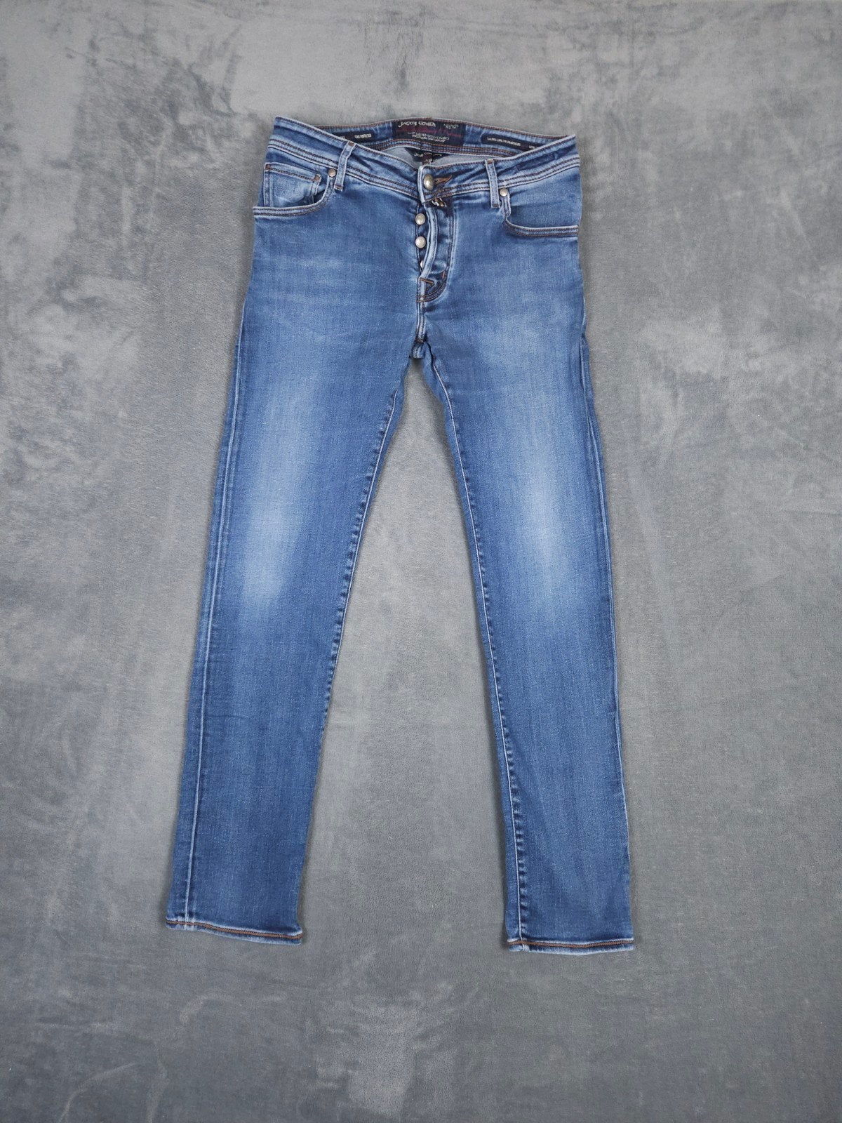 Jacob Cohen Broek W32 Slim Fit Blauw Jeans., Kleding | Heren, Spijkerbroeken en Jeans, ., W32 (confectie 46) of kleiner, Zo goed als nieuw