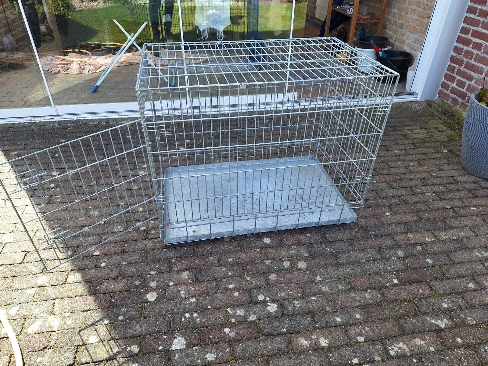 Mooie stevige hondenbench, Dieren en Toebehoren, Ophalen, 65 tot 100 cm, Hondenhok, 110 cm of meer