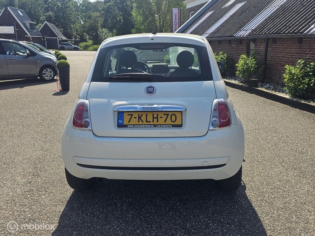Fiat 500 1.0 TwinAir Turbo I Airco I Elektr.-pakket I Navi I, Gebruikt, 840 kg, Wit, Origineel Nederlands