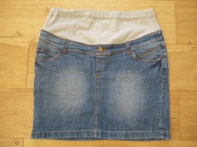 Prenatal positie spijkerrok maat 42, Blauw, Rok, Maat 42/44 (L), Ophalen of Verzenden