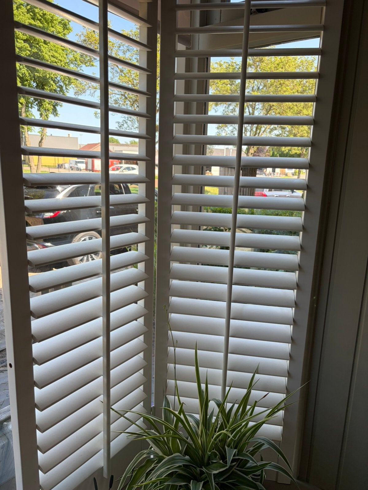 2 shutters 84x150cm wit, Ophalen, 50 tot 100 cm, Zo goed als nieuw, Wit