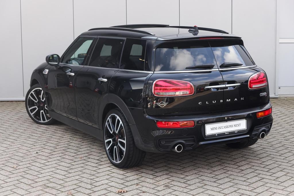 MINI Clubman Cooper S JCW Automaat / Panoramadak / JCW Sport, Auto's, Mini, Gebruikt, Zwart, Leder, Geïmporteerd
